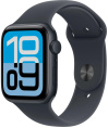 Смарт-часы Apple Watch SE 3 GPS 44mm Midnight Al Case Midnight Sport Band M/L A3325 (MEHQ4RK/A) (поддержка iOS, экран OLED, шагомер, пульсометр, высотомер, акселерометр, гироскоп, время работы: 32 часов, корпус: алюминий, браслет: силикон)