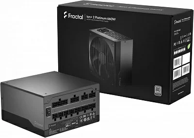 Блок питания Fractal Design ATX 650W ION+2 660 80+ platinum (24+4+4pin) APFC 140mm fan 10xSATA Cab Manag RTL