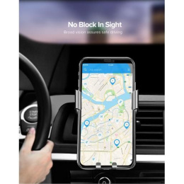 Подставка-держатель UGREEN LP130 (40907) Gravity Drive Air Vent Mount Phone Holder на ветиляционную решетку автомобиля . Цвет: черный