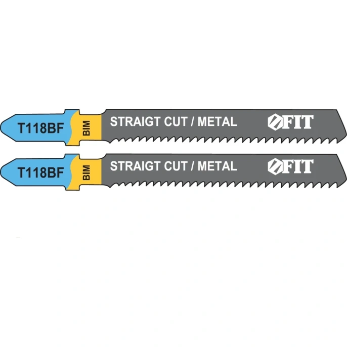 Полотно T118BF 2 шт. по металлу для электролобзика 51/76 мм; BIM FIT HQ 40973