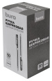 Ручка шариков. автоматическая Buro прозрачный d 0.7мм син. черн. кор.карт. сменный стержень линия 0.5мм без инд. Маркировки (18229256)