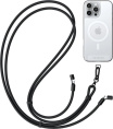 Зарядный кабель - ремень через плечо Satechi OntheGo Crossbody Lanyard Cable 60W. Длина: 1.5м. Цвет: черный (ST-LOTGLK)