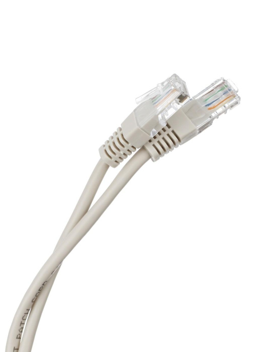 NEOMAX NM13011-005 Шнур коммут. UTP 0.5 м, cat.5е, 24AWG, серый, LSZH, многожильный