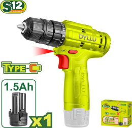 Дрель-шуруповерт аккумуляторная DYLLU DTCDS510