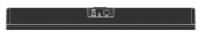 Саундбар Yealink MSpeaker II черного цвета, для видеокамер и терминалов ВКС, AMS-2 года MSpeaker II Black