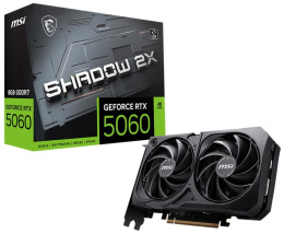 Видеокарта MSI PCI-E 5.0 RTX 5060 8G SHADOW 2X NVIDIA GeForce RTX 5060 8Gb 128bit GDDR7 2497/28000 HDMIx1 DPx3 HDCP Ret