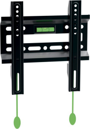 ONKRON BASIC FM1 чёрный {17"-42" Максимальная нагрузка: 30 кг VESA: 75x75, 100x100, 100x200, 200x100, 200x200 мм Вылет от стены: 30 мм Встроенный уровень Система фиксации}