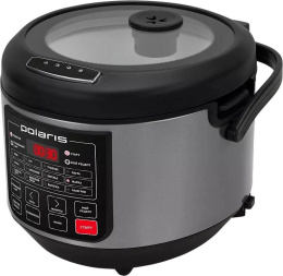 Мультиварка Polaris PMC 0573AD, 750Вт, серебристый/черный