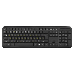 Клавиатура ExeGate Professional Standard LY-331S-OEM USB, полноразмерная, влагозащищенная, 104кл., Enter большой, длина кабеля 1,7м, черная, brown box EX293971RUS