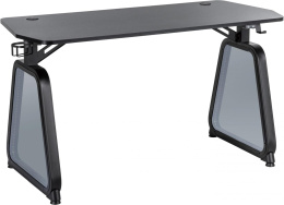 Стол игровой Cactus CS-GMD-BK-RGB, МДФ, черный