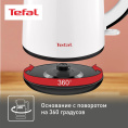 Чайник электрический Tefal KO260130 1.7л. 2150Вт белый/черный корпус: пластик 7211002463