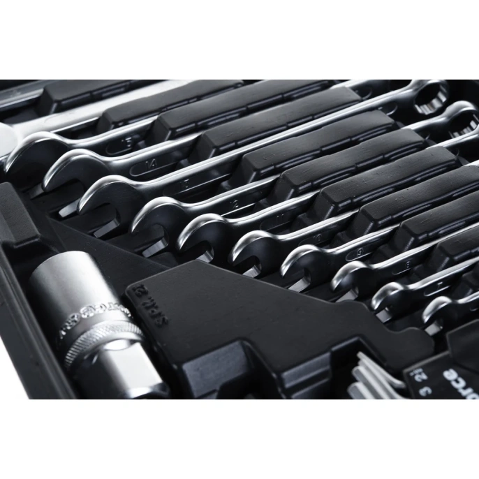 Набор инструментов Inforce 85 предметов 1/2", 1/4" Inforce, Сталь Cr-V, Профессиональный, 06-07-14