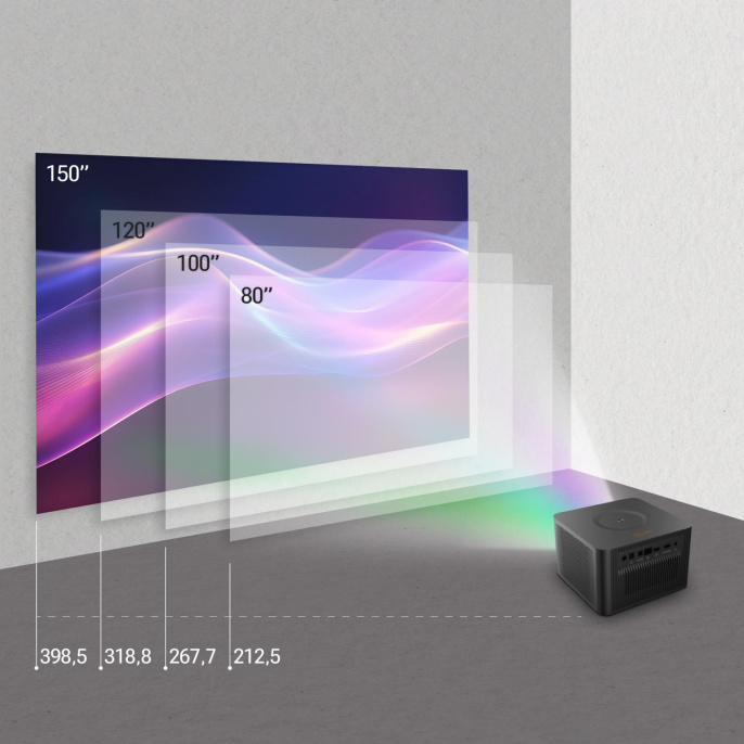 Проектор Cactus CS-M1.SG,  DLP,  Wi-Fi,  черный