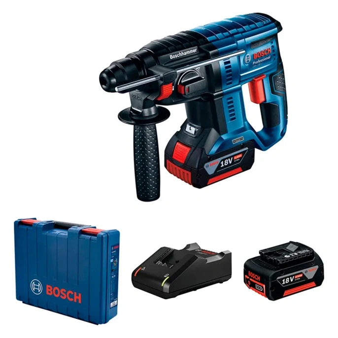 Аккумуляторный бесщеточный перфоратор Bosch GBH 180-LI с 2 АКБ и ЗУ 0611911121