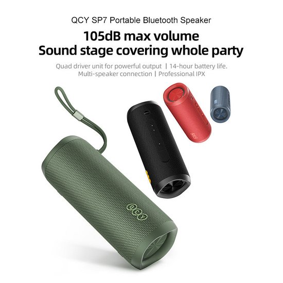 Портативная колонка QCY SP7 Speaker Red BH24SP7A BH24SP7A Red