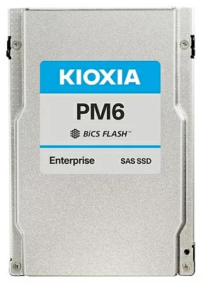 Накопитель SSD KIOXIA Enterprise KPM61RUG960G 960GB 2,5" 15mm (SFF), SAS 24Gbit/s, Read Intensive, R4150/W1450MB/s, IOPS(R4K) 595K/75K, MTTF 2,5M, 1 DWPD, TLC (BiCS Flash™), 5 years wty