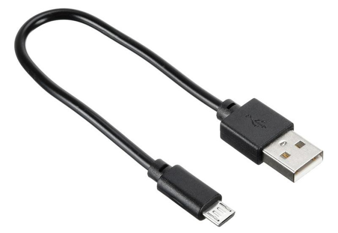 Кабель Digma micro USB (m) -  USB (m),  0.15м,  2A,  коричневый [microusb-0.15m-blk]