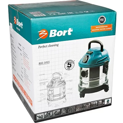 Bort BSS-1015 98297041 Пылесос строительный (1250W сухая/влажная уборка бак 15 л)