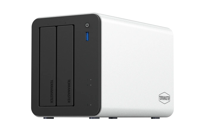 Сетевое хранилище NAS TerraMaster F2-425 Plus / QC 3,6Ghz/8Gb 32 /TRAID,RAID0,1,10,5,6/up to 4 HDD SATA 3,5'/2,5' /3xM.2 2280 NVMe/3xUSB 10Gb Type A 1xUSB 10Gb Type-C /HDMI/2x5GbE RJ-45/1xPS/1YW repl. F2-424