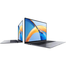 Ноутбук Honor MagicBook X16 2024 BRN-H56 16", 2024, IPS, AMD Ryzen 5 7640HS 4.3ГГц, 6-ядерный, 16ГБ LPDDR5x, 512ГБ SSD,  AMD Radeon  760M, без операционной системы, серый [5301ajyd]