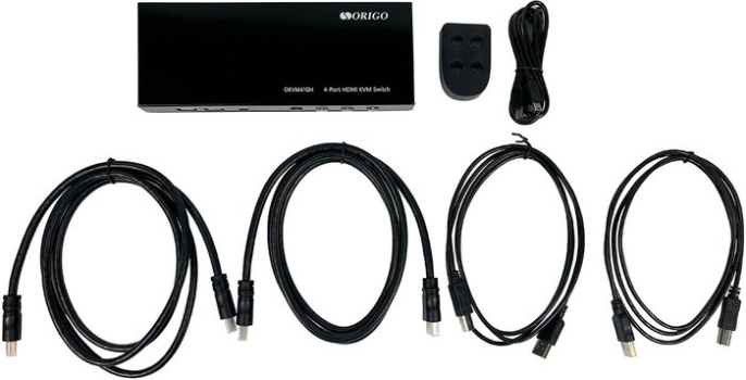 Переключатель KVM Origo OKVM410H 4xPC port (OKVM410H/A1A)