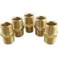 Ниппель латунный пневмо 1/2" НР, 5 шт HG 1644736
