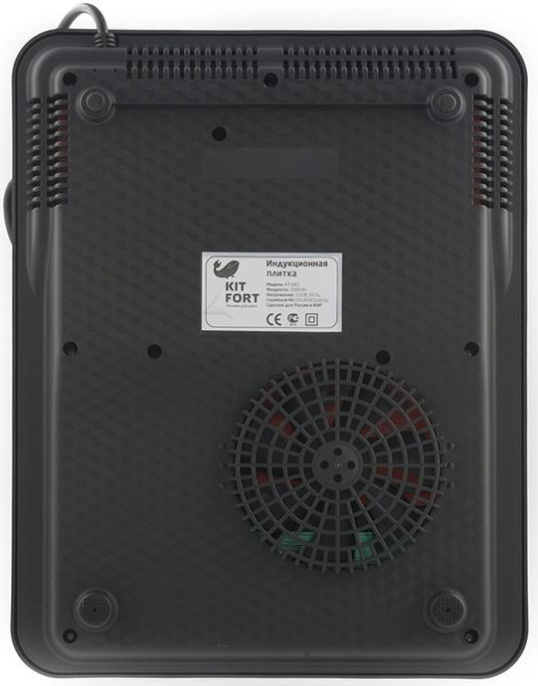 Настольная плита электрическая KitFort КТ-102, стеклокерамика, черный