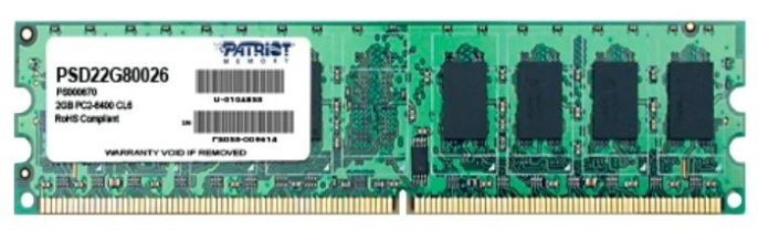 Оперативная память Patriot PSD22G80026 DDR2 -  1x 2ГБ 800МГц, DIMM,  Ret