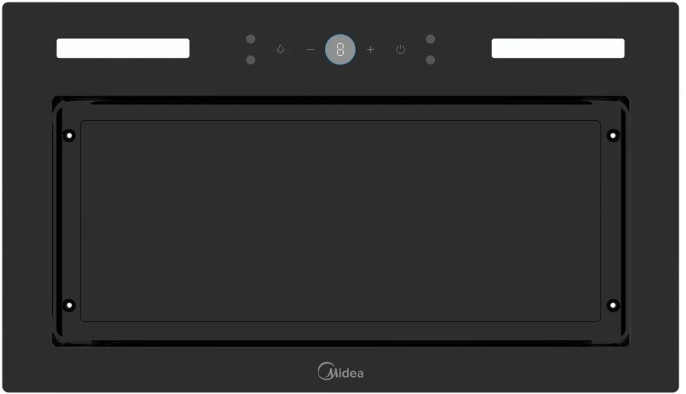 Вытяжка встраиваемая Midea MH60I530GB черный управление: сенсорное 1 мотор