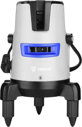 Уровень лазер. Deko DKLL02RB PRO SET 2 2кл.лаз. 635нм цв.луч. красный 2луч. 065-0102-1