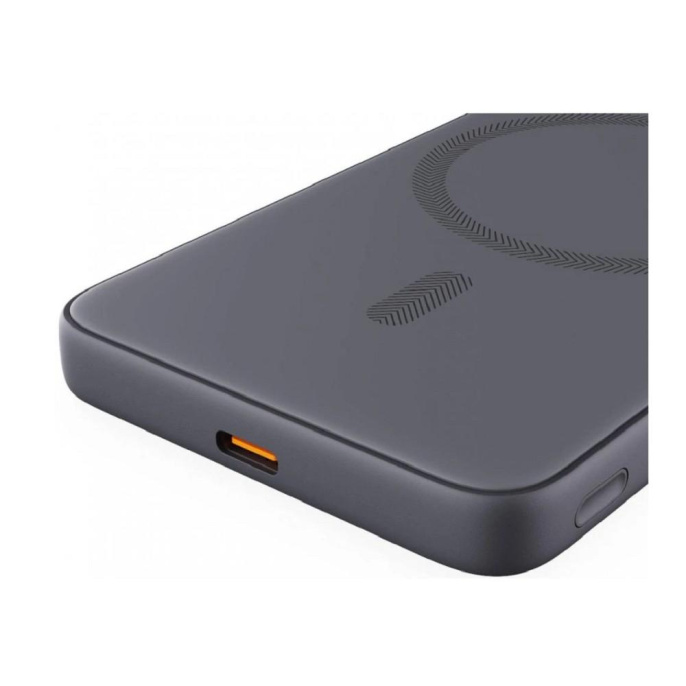 Внешний аккумулятор (Power Bank) AUKEY Magnetic PB-MS03,  5000мAч,  черный [apb-pb-ms03bk]