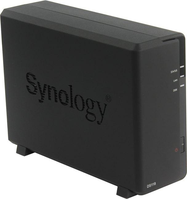 SYNOLOGY DS118 СХД настольное исполнение 1BAY NO HDD DS118