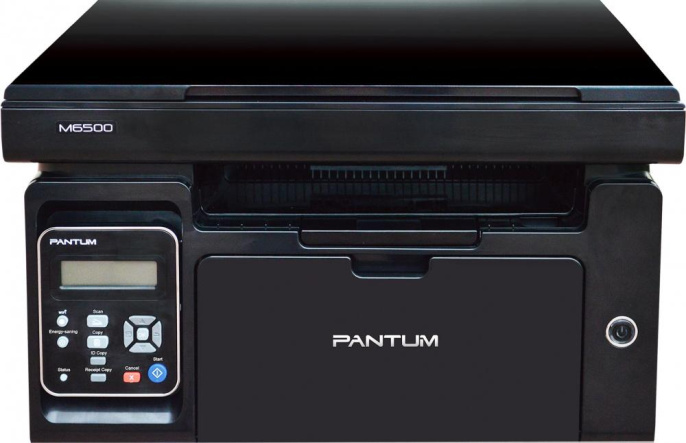 МФУ Pantum M6500, МФУ, лазерный, черно-белый, формат A4 (210x297 мм), скорость ч/б печати 22 стр/мин, разрешение 1200 dpi.  кабель USB, стартовый картридж на 700 стр.