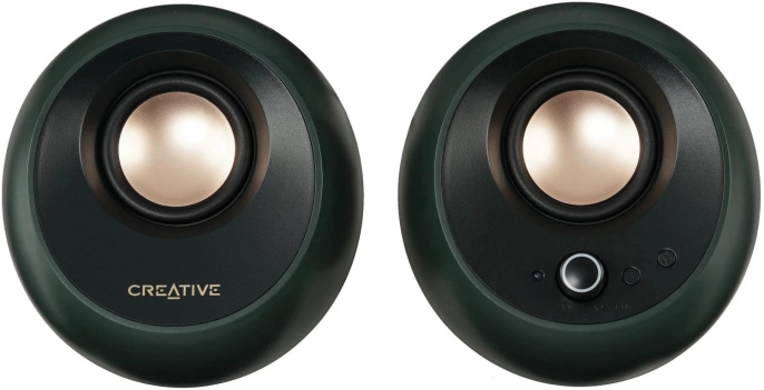 Колонки Creative Pebble Pro 2.0 черный 10Вт BT портативные