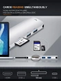 USB-C концентратор  CABLETIME (CT-C160-PU32) 6-в-1 с HDMI и USB 3.0