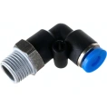 Фитинг угловой для пластиковых трубок (4 мм; 1/8М) ROCKFORCE RF-SPL04-01(2230)