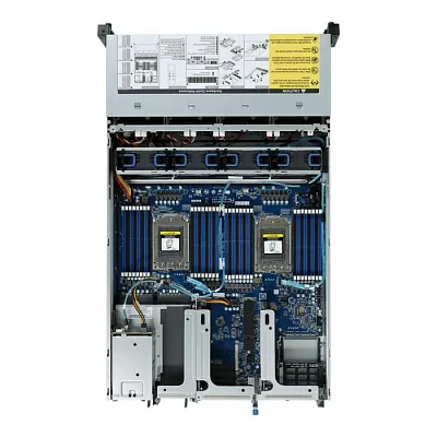 Платформа системного блока Gigabyte R282-Z90 2*SP3, 32*DDR4(3200), 12*3.5"/2.5" SATA/SAS HS, 2*2.5" SATA HS, M.2, 8*PCIE, 2*Glan, Mlan, 4*USB 3.0, VGA, 2*1200W