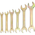 Rexant 12-5843-2 Набор ключей рожковых 6х7-16х17мм , 6 шт, желтый цинк