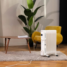 Радиатор масляный Timberk Home Intellect T-OR2009-F10E-WF 2000Вт белый