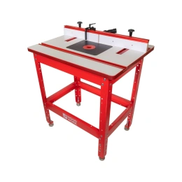 Фрезерный стол: подстолье -1/3, столешница -2/3, параллельный упор -3/3 WOODWORK PRS-801