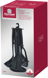 Набор аксессуаров Rondell Arcane RD-1859, черный, предметов: 6шт