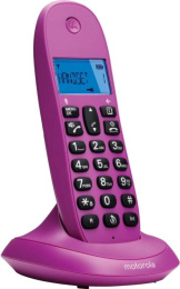 Радиотелефон Motorola C1001LB+, фиолетовый [107c1001violeta]
