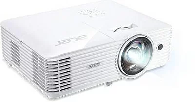 Проектор Acer projector S1386WHn, DLP 3D, WXGA, 3600lm, 20000/1, HDMI, RJ45, short throw 0.5, 2.7kg, EURO EMEA