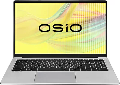 Ноутбук Osio FocusLine F160i-004 Core i3 1215U 16Gb SSD512Gb Intel UHD Graphics 16.1" IPS FHD (1920x1080) Windows 11 Home grey WiFi BT Cam 6000mAh