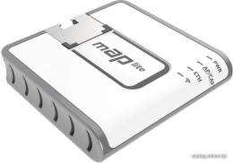 Точка доступа MikroTik mAP lite (RBMAPL-2ND) N300 10/100BASE-TX белый