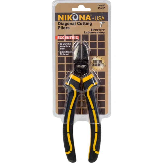 Боковые кусачки NIKONA особая мощность, 185мм 10-457