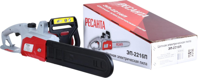 Цепная пила Ресанта ЭП-2216П от сети 2200Вт дл.шины:16" (40cm) (70/10/13)