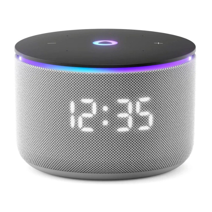 Умная колонка ЯНДЕКС Станция Мини 3 Про, 18Вт, с Алисой, серый Zigbee [yndx-00059gry]