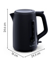 Чайник электрический Moulinex Morning BY2M0810 1.7л. 2400Вт черный корпус: пластик 7211419022