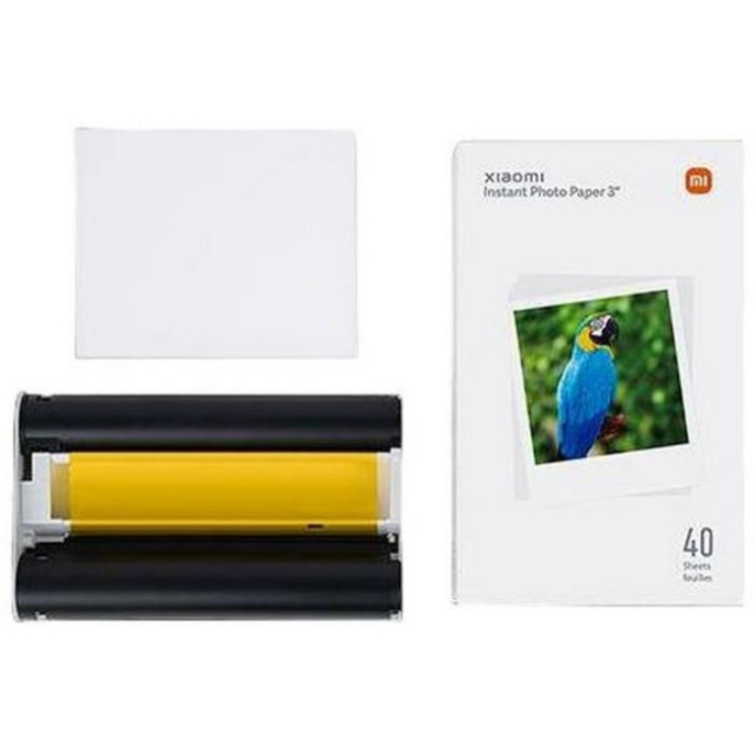 Фотобумага Xiaomi Instant Photo Paper 3" BHR6756GL A7/273г/м2/40л./белый глянцевое гладкая для термической печати